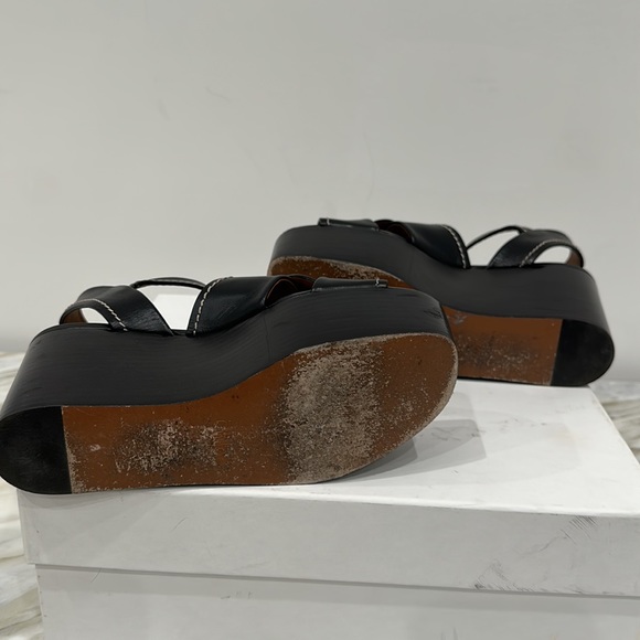 CHLOE ADIGE PEPE CORVETTE BLACK 35 1/3 5.5 - Picture 7 of 8